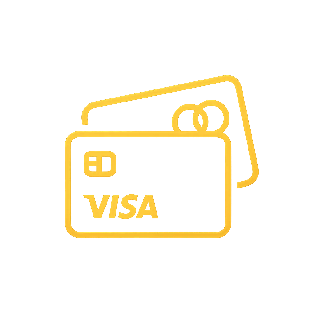 Ikona metody płatności Visa / Mastercard